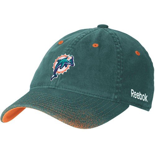 Miami Dolphins Ladies Aqua 2nd Season Fadeout Flex Fit Hat (Small/Medium)