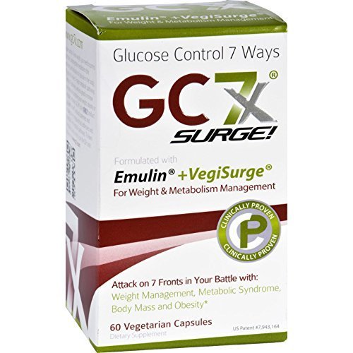 GC7X with Emulin, Control Glucose 7 Ways - Weight and Metabolism - 60 Veg Capsules GC7X with Emulin, Control Glucose 7 Ways - Weight and Metabolism - 60 Veg Capsules