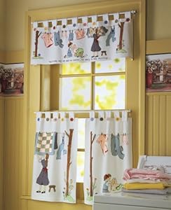 Amazon.com - Nostalgic Laundry Room Cafe Curtain Set ...