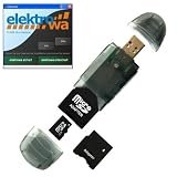 2 GB micro SD Card (2GB microSD Karte) + ELEKTROWA-SOFTWARE + miniSD / SD Adapter (3in1) + Kartenleser Speicherkarte fr E-Plus Pocket PDA