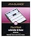 AT-A-GLANCE SW700X00 Flip-A-Week Desk Calendar and Base, 5 5/8 x 7, White, 2016