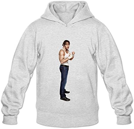 IHoo Men's Wwe Dean Ambrose Sweatshirt Hoody Ash S