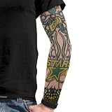 Dallas Stars FanInk Spirit Tattoo Sleeve Size One Size