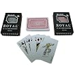 Two Decks- Royal 100% Plastic Playing Cards w/ Star Pattern (fls)