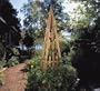 69" Garden Accents Natural Cedar Outdoor Wooden Obelisk
