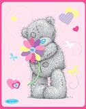 Me To You Daisy Pink Fleece Blanket Throw 100% OFFICIAL