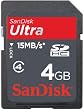 Sandisk Ultra SDHC 4GB SD Memory Card (SDSDH-4096, BULK Static Pack, No Reader)