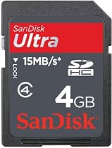 Sandisk Ultra II SDHC 4GB SD Memory Card (SDSDH-4096, BULK, No Reader)