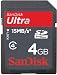 Sandisk Ultra SDHC 4GB SD Memory Card (SDSDH-4096, BULK Static Pack, No Reader)