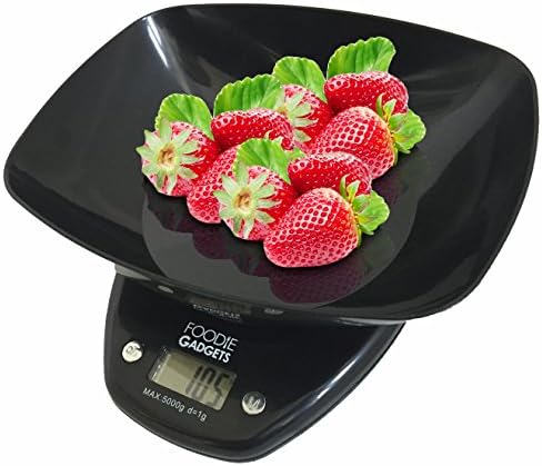Sale! 5 Foodie Gadgets Digital Multifunction Food Scale with FREE Removable BowlIncludes Batteries and Guarantee Weight Watchers Scale