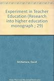 An experiment in teacher education