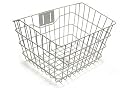 Nirve Wire Bike Basket with Mounting Hardware (White )