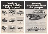 1971 Renault Cars 1898 thru 1972 Renault 12 2-Page Print Ad (23268)