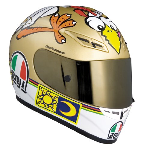 AGV GP-TECH VELENTINO ROSSI CHICKEN-9 LIMITED-EDITION REPLICA HELMET. XL