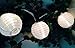Spring Rose(TM) White Paper Lantern Party String Lights. These Are Perfect For Wedding Decorations. Great For Small Get-Togethers or Large Events. Be Sure You Add These to Your List of Party Supplies!!!