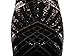Vijiv Vintage 1920s Embellished Art Nouveau Fringe Sequin Beaded Flapper Dress