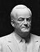 Bust of Hubert H. Humphrey (Black and White Photo) Art Poster Print - 11