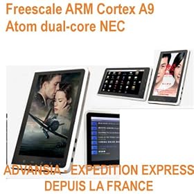 freescale ARM Cortex A9 Atom dual-core NEC renesas 7 pouces