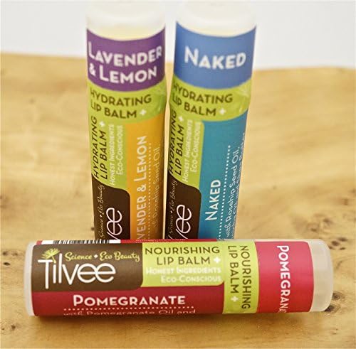 Lavender & Lemon Lip Conditioner 2 pack - USDA Organic (Plant Based Organic Ingredients) .5 oz tube