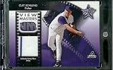 2002 Leaf Rookies & Stars View Masters Curt Schilling Game Worn Jersey #ed/100 Arizona Diamondbacks Baseball Card - Mint Condition - In Protective Screwdown Case!
