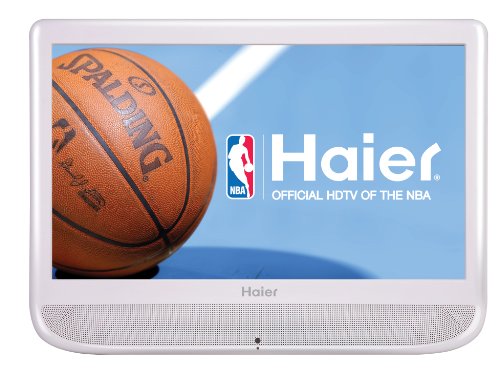 Haier HL22FW1 22-Inch Ultra Compact LCD HDTV, White