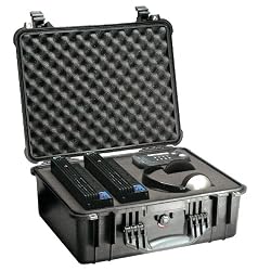 Pelican 1550 Case with Foam for Camera (Black)