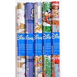 5 Rollen DISNEY Weihnachts Geschenkpapier, 200 x 70 cm, Weihnachten