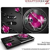 DJ Hero Skin Barbwire Heart Hot Pink fits Nintendo Wii DJ Heros (DJ HERO NO ....