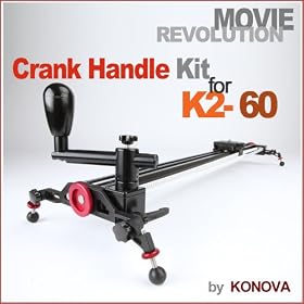 Konova Crank Handle Kit for K2-60/kchk-260(23.6 Inch) Can Be Attached on Camera Slider Dolly