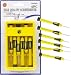 6pc Mini Screw Driver Set With Carrying Case