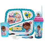 Zak Designs 5-Piece Doc McStuffins Mealtime Serveware Set