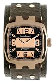 Bruno Banani Men's Watch PG4.601.305 with Brown Dial and Leather Cuff Strap