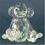 CRYSTAL GLASS MONKEY ORNAMENT