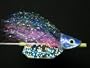NEW FLIES Pearlescent Nuclee-r UVA Holographic & Glow in Dark Floating Croc-Hide Head Tube & Trolling Boogie Fly #152