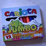 Carioca - 12 feutres Jumbo lavables