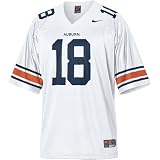Nike Auburn Tigers #18 White Replica Football Jersey
