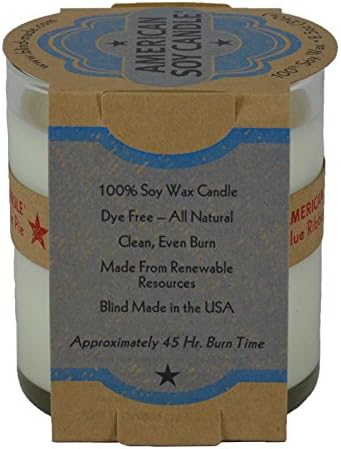 American Soy Candle Carolina Berry All Natural Soy Wax Candle. 8.50 Ounce Jar