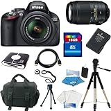 Nikon D5100 16.2MP CMOS Digital SLR Camera with 18-55mm f/3.5-5.6 AF-S DX V ....