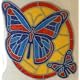 3D Stained Glass Effect Butterfly Window Sticker