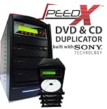 SpeedX 1 to 3 DVD CD Duplicator Compatible with Bluray drives