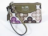 NEW AUTHENTIC COACH MADISON CLOVER SMALL WRISTLET (Ivory/Silver) Reviews