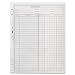 Adams Inventory Sheet, 100 Sheets per Pad, 2 Pads per Pack, 8.5 x 11 Inches, White (34771)