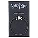 Official Harry Potter Jewellery Black Leather Charm Bracelet for Harry Potter Slider Charms Available in 4 Sizes