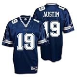 Mens Miles Austin #19 Dallas Cowboys NFL Premier EQT Replithentic Jersey by Reebok (Navy-White)
