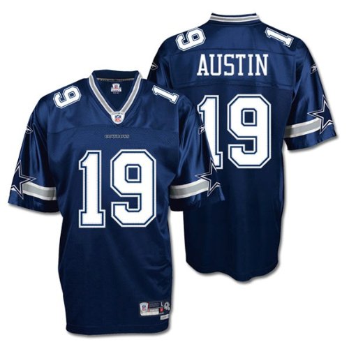 Men's Miles Austin #19 Dallas Cowboys NFL Premier EQT Replithentic Jersey by Reebok (Navy-White)(Size=XXX-LARGE)
