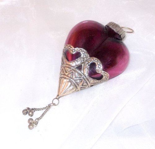 Christbaumschmuck "Herz" aus Glas