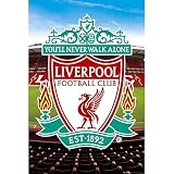 Liverpool Football Club Crest (Soccer) Sports Poster Print - 24x36