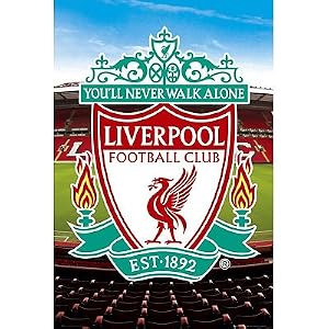 Liverpool Football Club Crest (Soccer) Sports Poster Print - 24x36