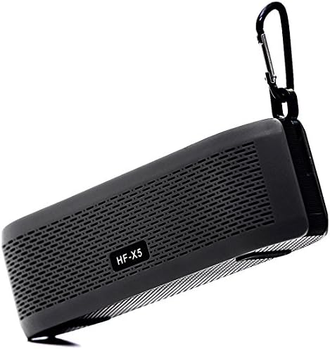 Portable Bluetooth Speaker, QUWIN Wireless Stereo Speaker for Home&amp;Outdoors (Color, Loudest, Bluetooth, Camera, FM, Multi-function, Compatible with Most Bluetooth Devices) (Black)