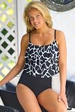 Longitude® Giraffe Triple Tier Swimsuit - Plus Size Swimsuit Plus Size Swimsuits